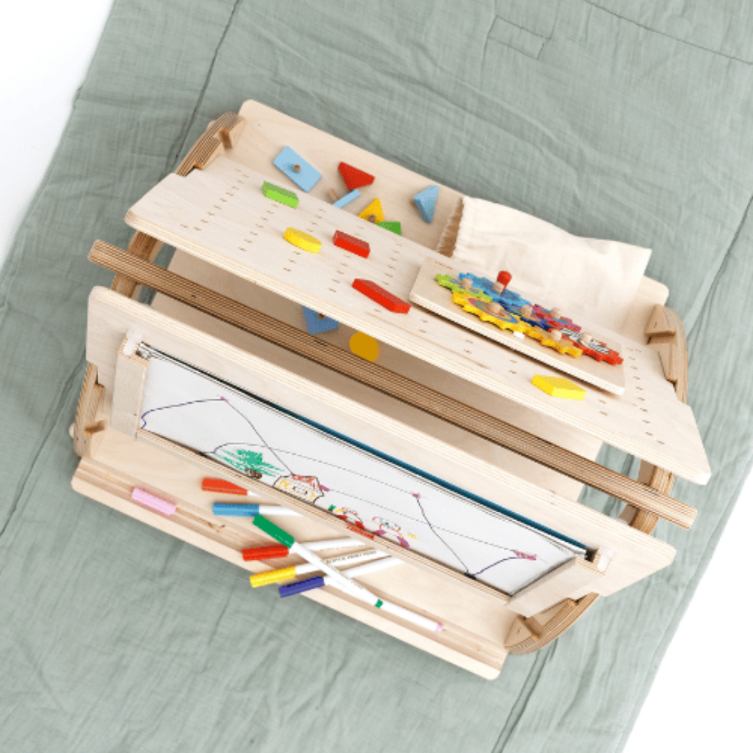 Mitwachsender Spielbogen beidseitig bespielbar